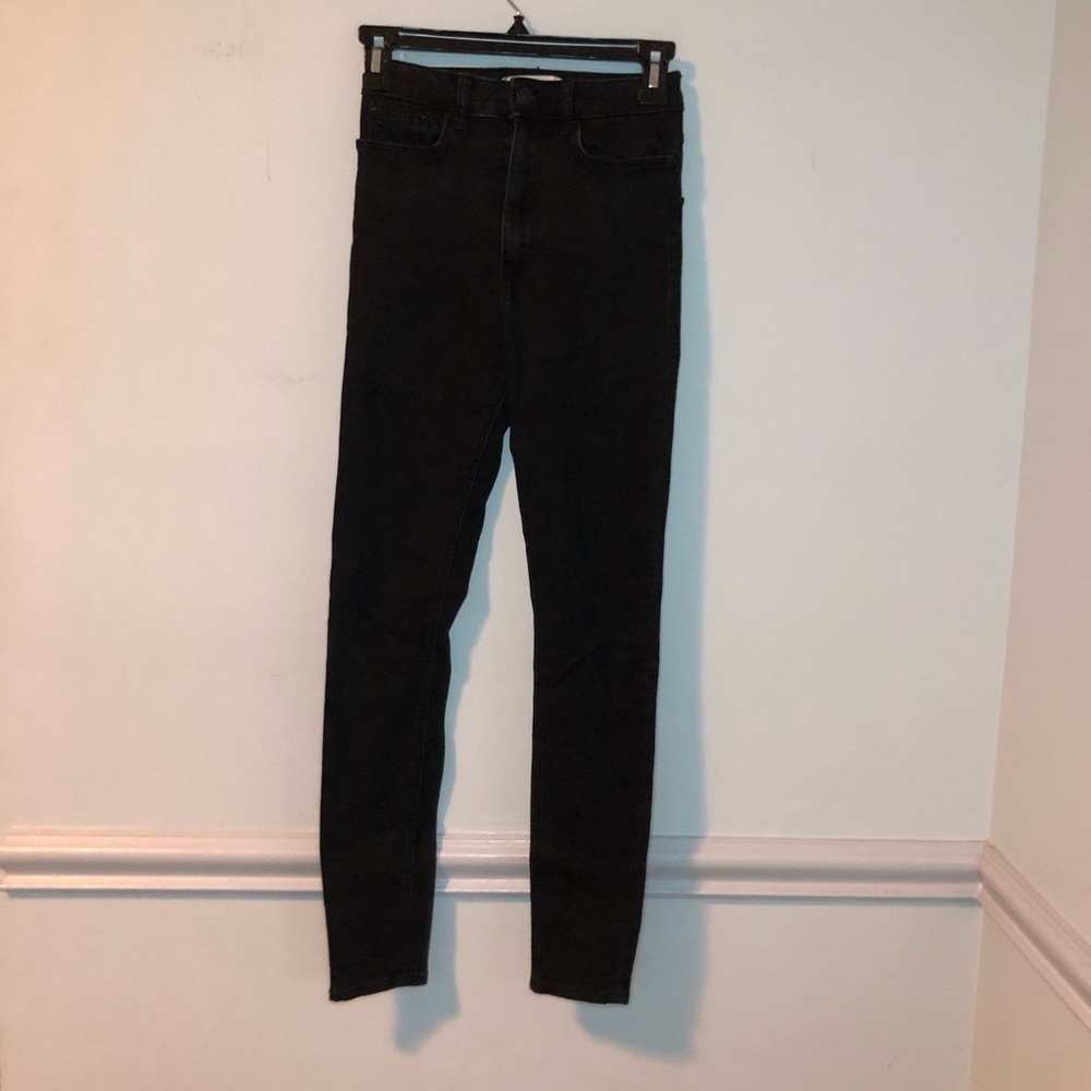 Zara Black Hi-Rise Jeans Size 2